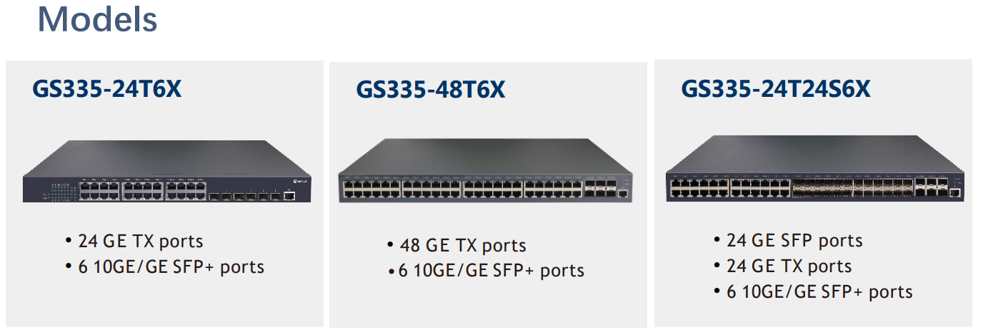 S&eacute;rie Swith GS335 de la couche3