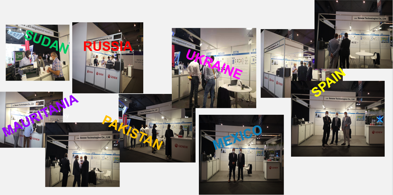 Spectacle en direct Genew MWC Booth