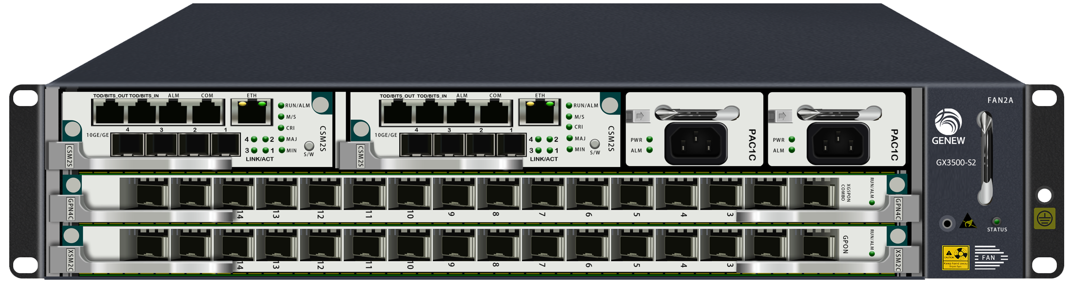 Ch&acirc;ssis 2U GX3500-S2 CA