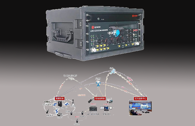 Genew une plate-forme de commande d'urgence mobile avec des produits de la série LBS-T1000 et LBS-U2000 comme noyau